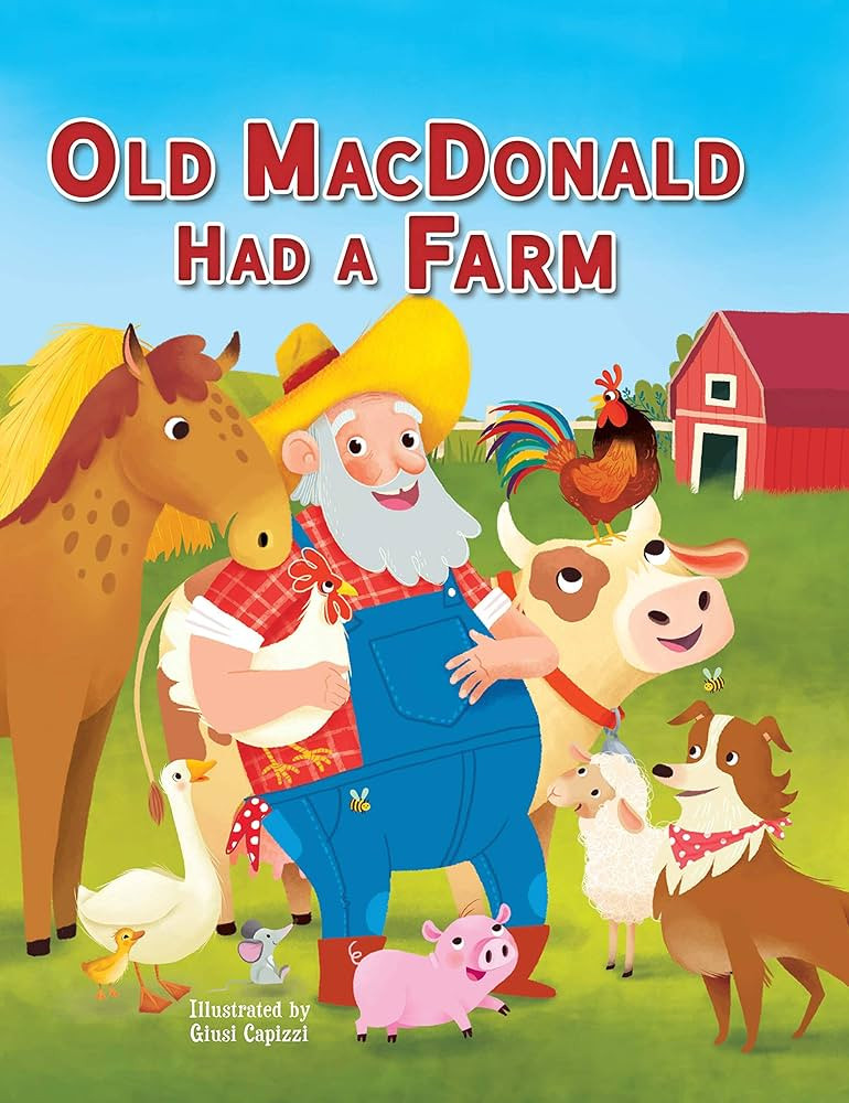 Old MacDonald Had a Farm - Children's Padded Board Book - Classic Sing-along Farm Tale | Amazon (US)