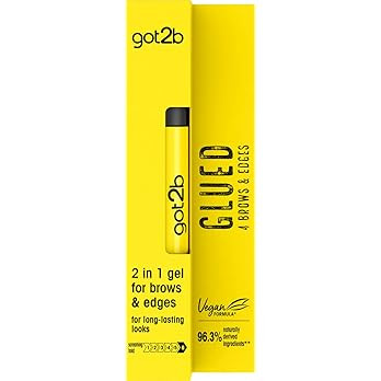 Got2B Schwarzkopf Glued for Brows & Edges 2 in 1 Wand Gel, For Laying Edges and Styling Brows, 72... | Amazon (US)