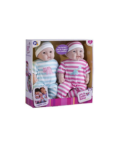 Lots to Cuddle Babies 13" Twins Soft Body Baby Dolls for Children 2 Years and Older, Designed by ... | Macys (US)