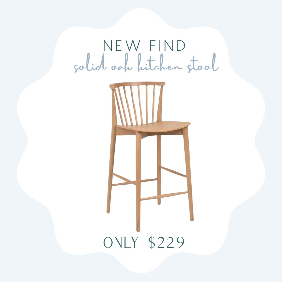 Solid oak kitchen stools only $229!! Looks like designer options that change triple 