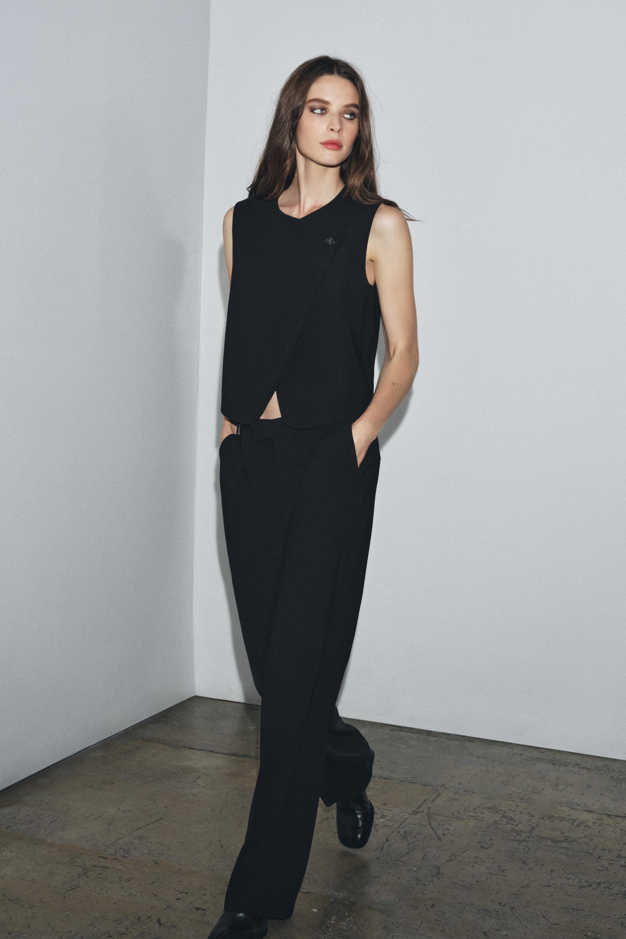 ZW COLLECTION STRAIGHT-LEG TROUSERS | Zara UK