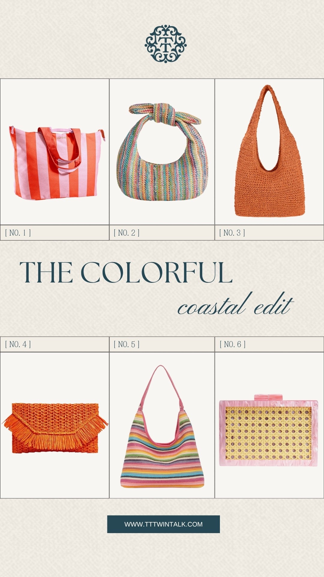 The colorful coastal edit is all about fun accessories that instantly brighten up your summer plans. From beach totes to statement clutches, these bags are such an easy way to add personality to any look. Sometimes the bag really does make the outfit.

#LTKSeasonal #LTKOver40 #LTKBeauty