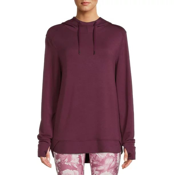 Athletic Works Women's Athleisure Mock Neck Hoodie | Walmart (US)