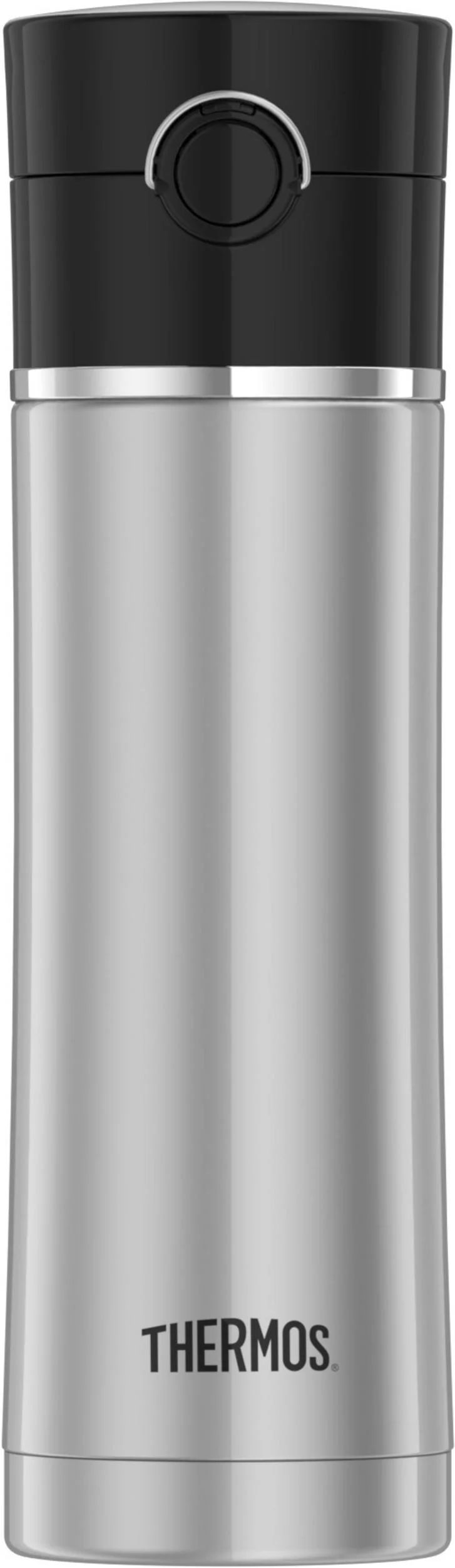 Thermos Sipp Stainless Steel Insulated 16-Ounce Drink Bottle Black | Walmart (US)