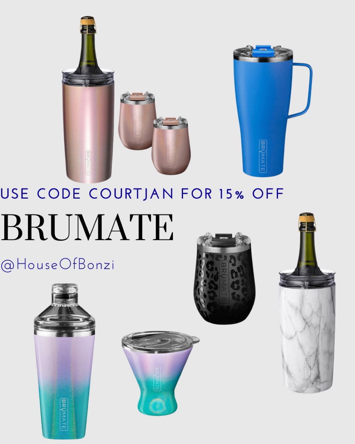 Use code COURTJAN for 15% off BRUMATE products (24hrs only!)

#LTKFind #LTKsalealert #LTKhome