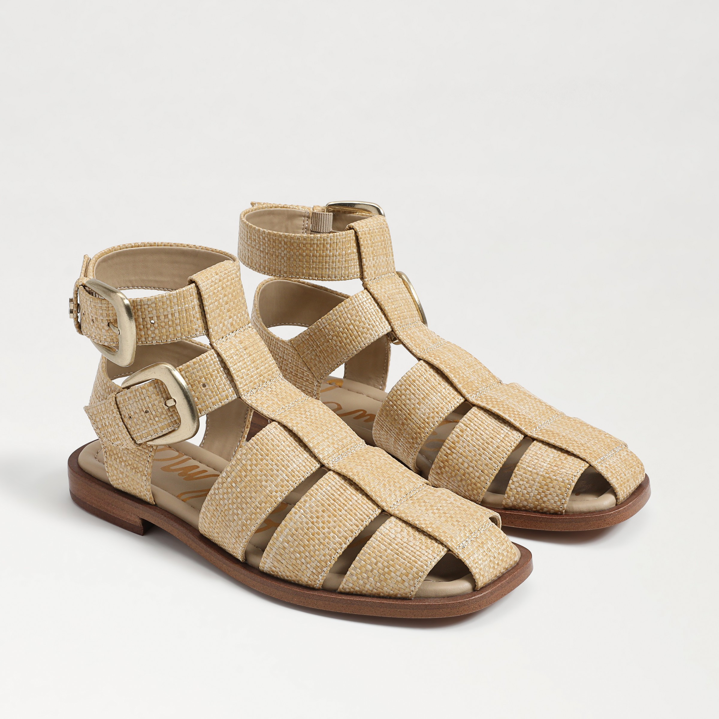 Sam Edelman Dawn Fisherman Sandal Bleached Beechwood Weave 9.5 | Sam Edelman CA