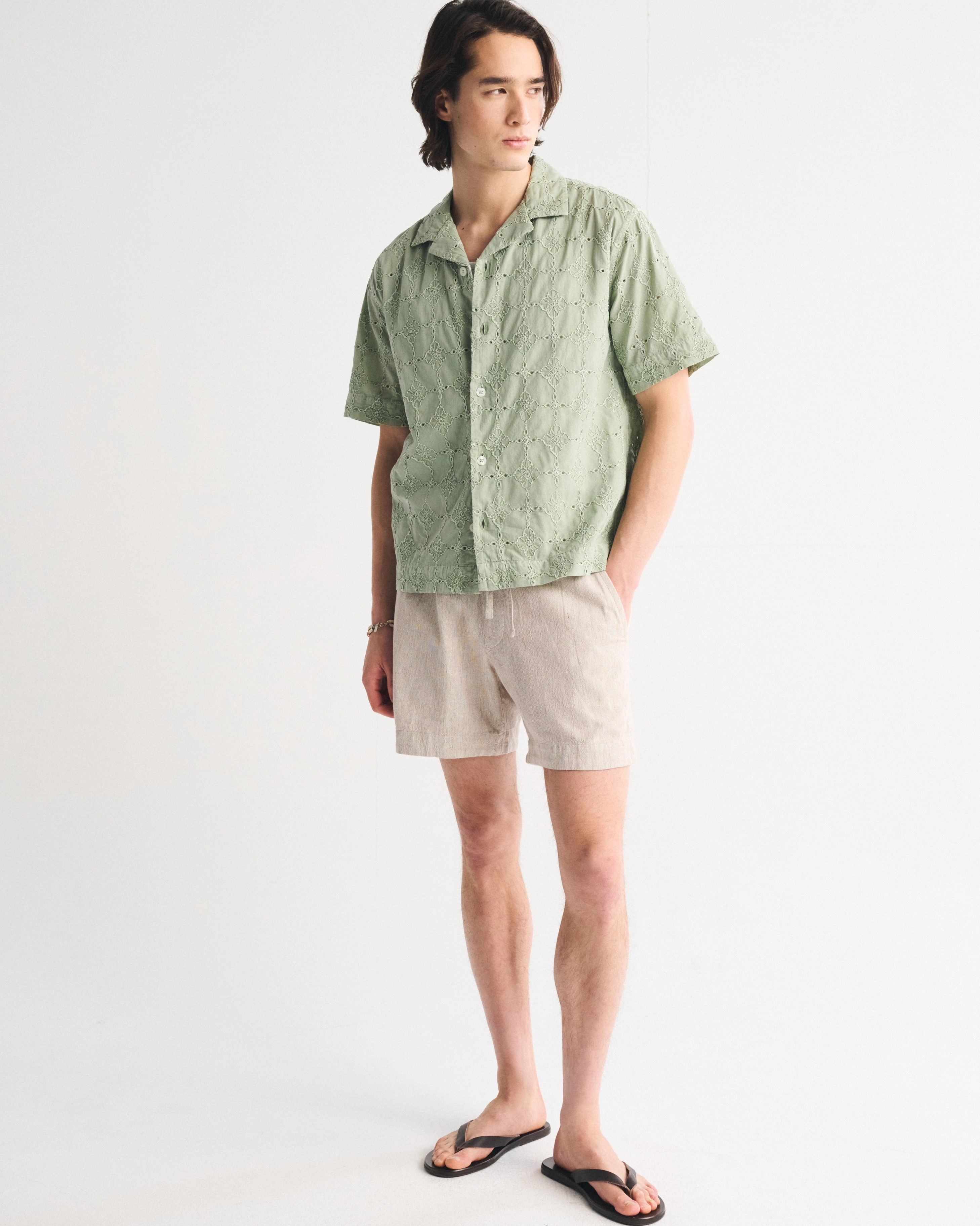 Textured Pull-On Short | Abercrombie & Fitch (US)
