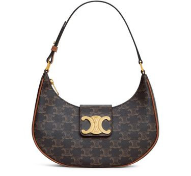 Ava Triomphe bag in Triomphe canvas and calfskin - CELINE | 24S US