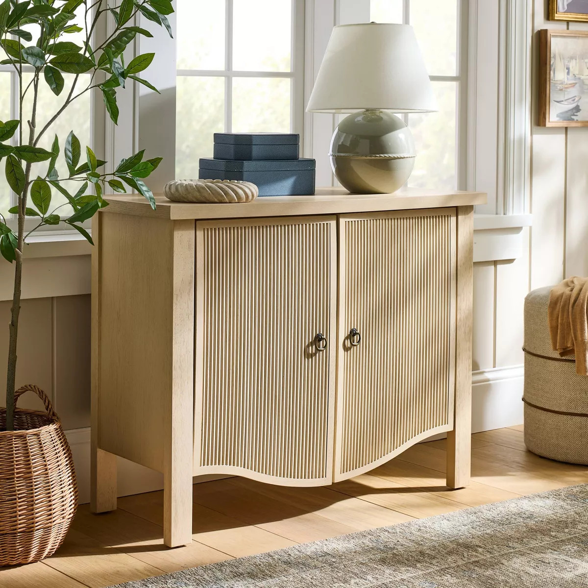 Elder 2 Door Cabinet Natural - Threshold™ designed with Studio McGee | Target