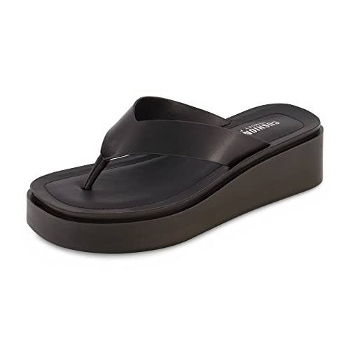 CUSHIONAIRE Women's Pippin thong platform sandal with +Memory Foam | Amazon (US)