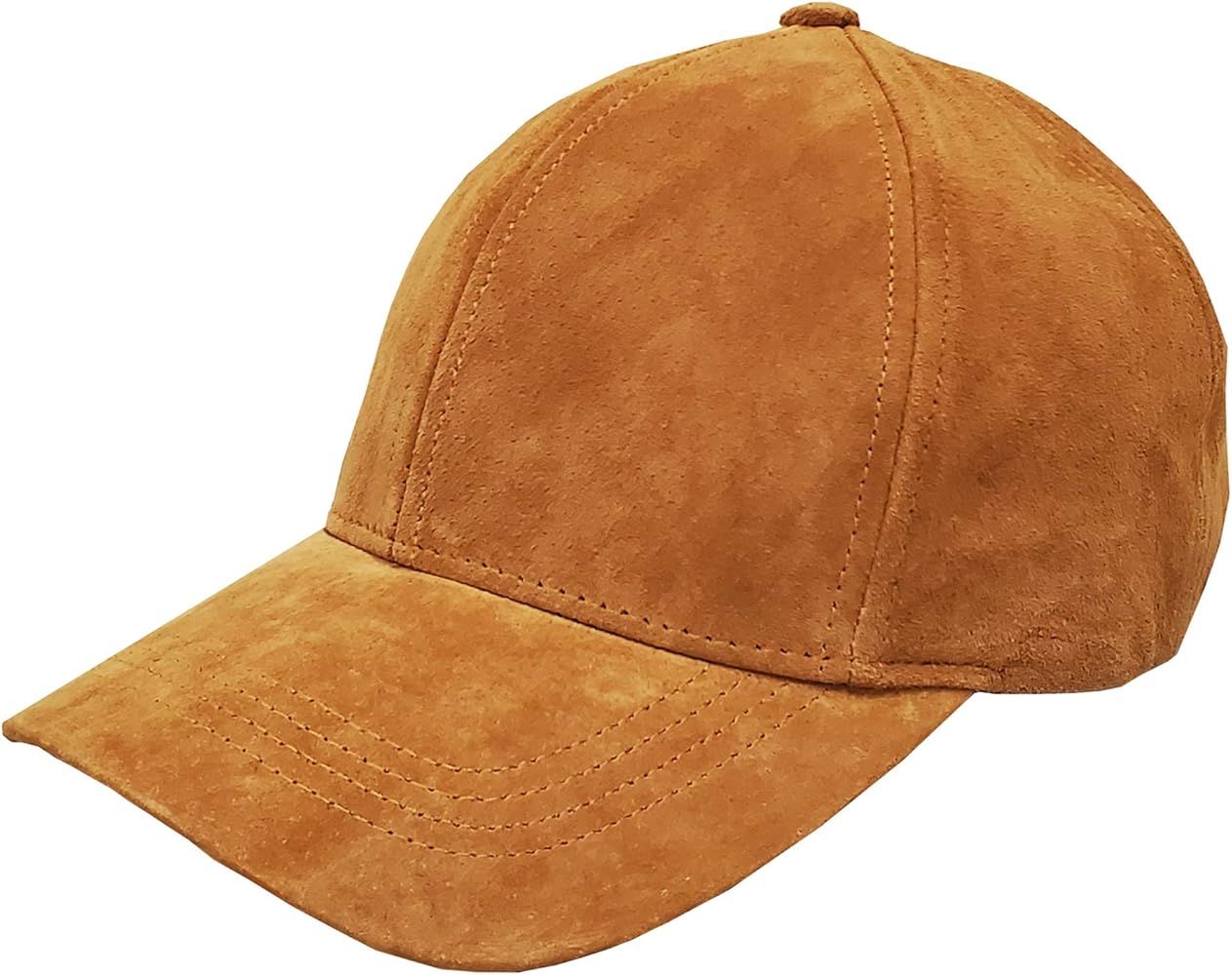 Emstate Genuine Suede Leather Unisex Baseball Caps Made in USA | Amazon (US)