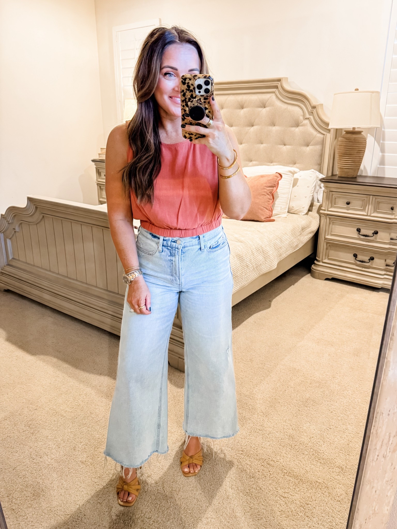 Top (set) - M, Denim - 28 (tts)
5’2” 145 lbs 
—
Amazon set | Matching set | Crop top | Pistola denim | Nordstrom Denim | Crop denim | Amazon heels | Summer heels | Straw heels | Transition to fall 

#LTKFindsUnder50 #LTKFallSale #LTKShoeCrush