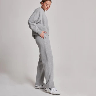 WIDE LEG JOGGERS - GREY MARL | WAT The Brand