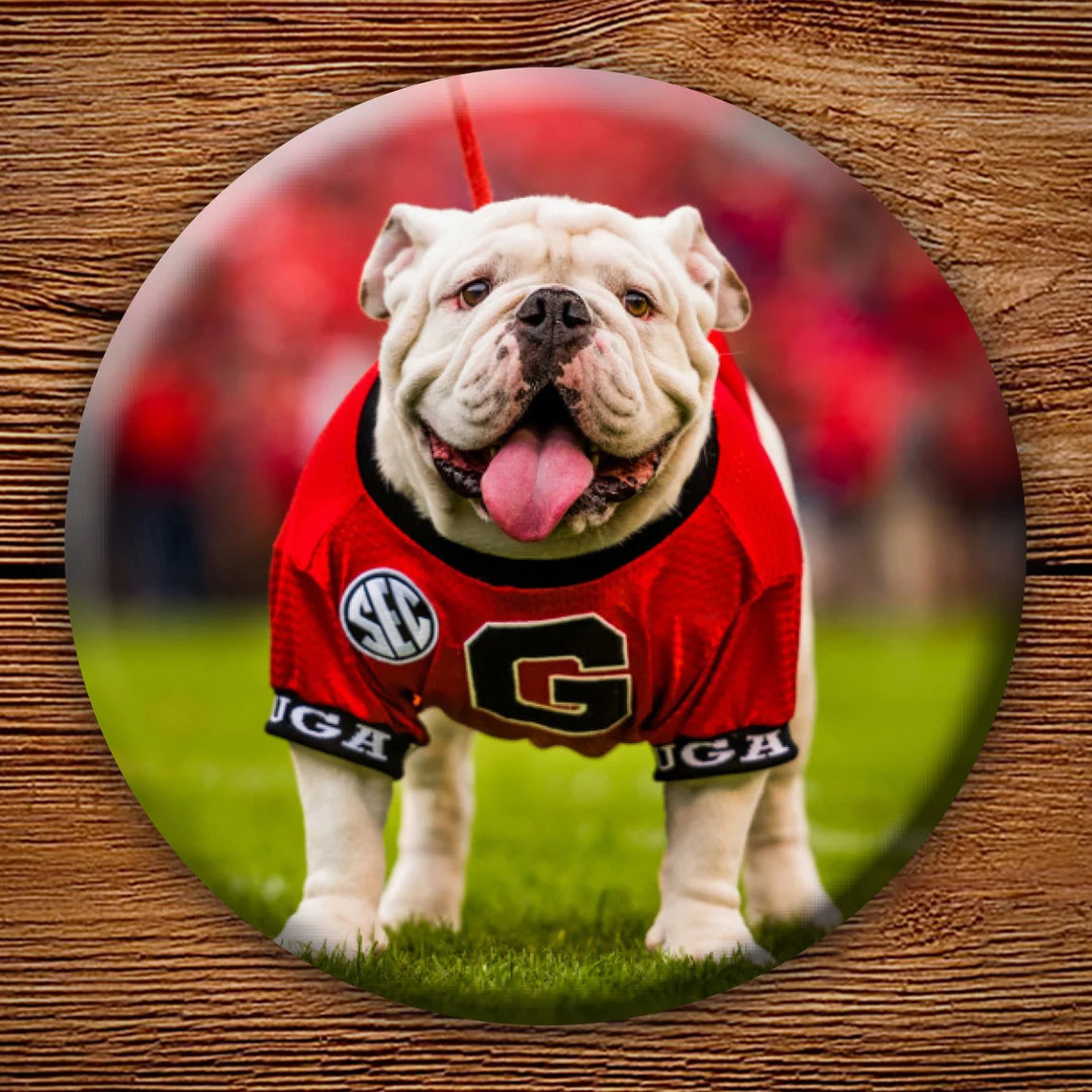 Uga X Mascot 3" Pin-Back Button - Georgia Bulldogs Tailgating & Gifts | Etsy (US)