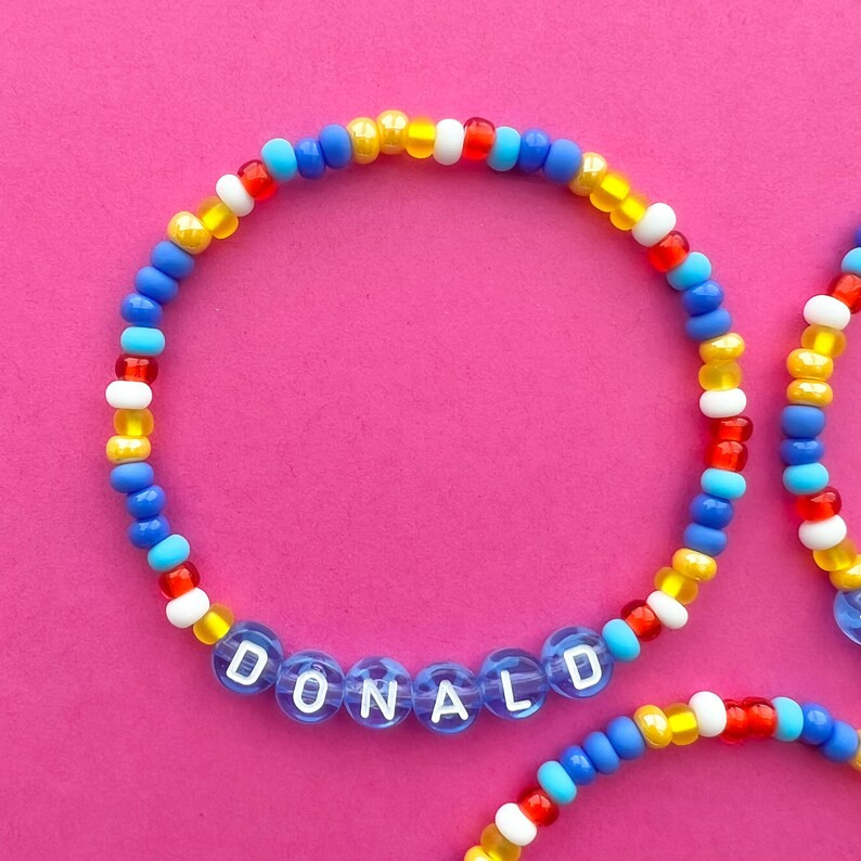 Donald Duck Aw Phooey Beaded Bracelets - Etsy | Etsy (US)