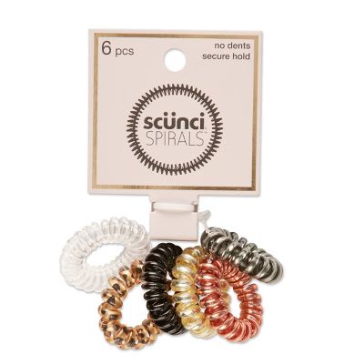 scunci Spirals - Leopard/Neutral - 6pk | Target