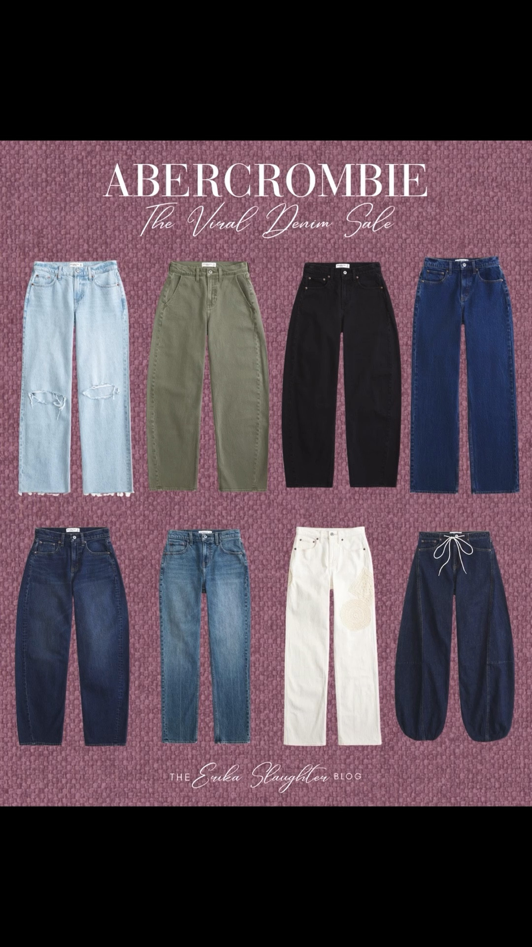 If you’ve been waiting on new jeans—this is the moment.  Abercrombie’s viral denim is 25–40% off right now.

#LTKSale #LTKDenim #LTKFinds #LTKStyle #Abercrombie #DenimSale #JeansSale #EverydayDenim #ClosetStaples



#LTKSaleAlert #LTKootd