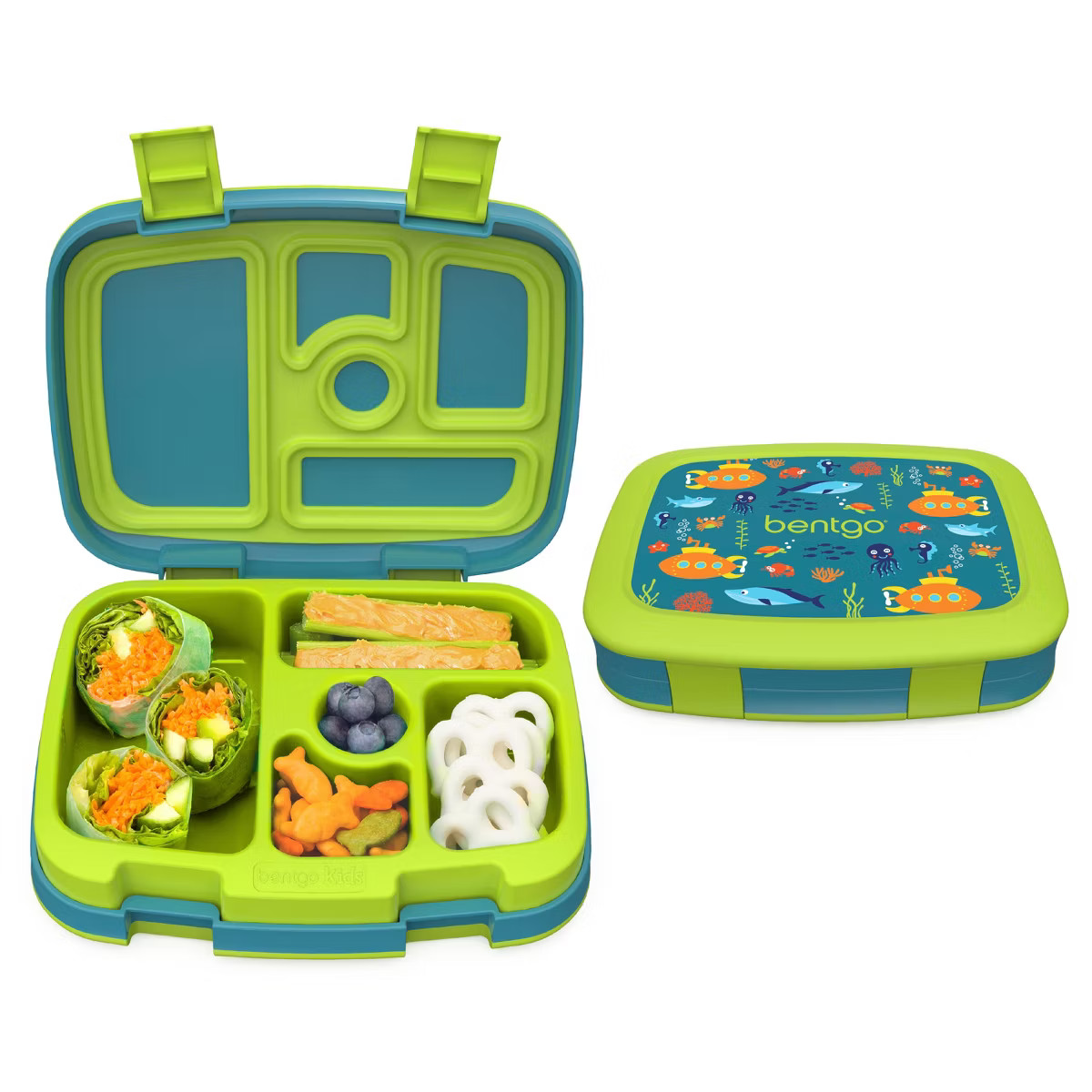 Bentgo Kids' Prints Leakproof, 5 Compartment Bento-Style Lunch Box | Target