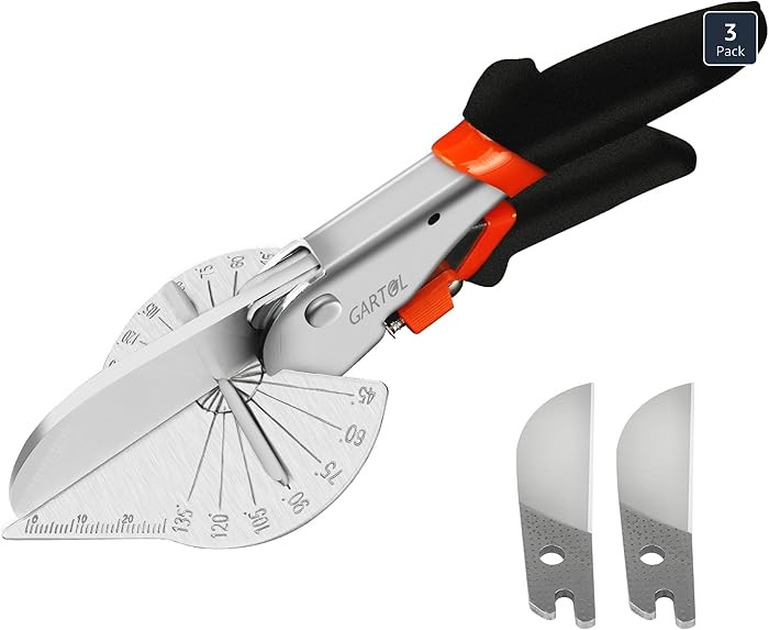 GARTOL Miter Shears- Multifunctional Trunking Shears for Angular Cutting of Moulding and Trim, Ad... | Amazon (US)