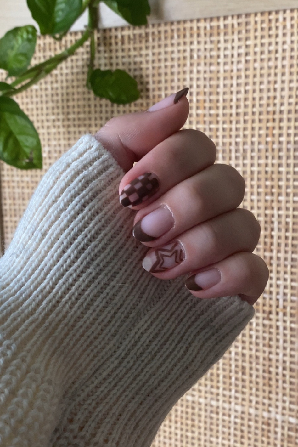 Fall nail inspo. DIY gel nails at home, brown nails, French tip

#LTKunder50 #LTKSeasonal #LTKbeauty