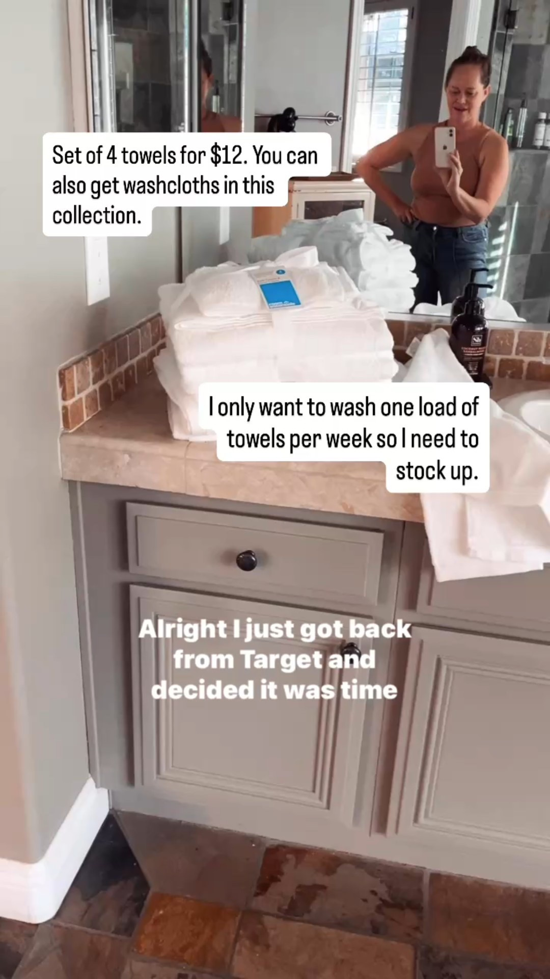 These are my go-to bath towels for stocking up on a budget. $12 for 2 bath towels and two hand towels is a great deal! These are perfect for a kids bathroom. 👍🏻

#kidsbathroom #towels #whitetowels #homespa #guestbathroom

#LTKmomlife #LTKHome #LTKKids