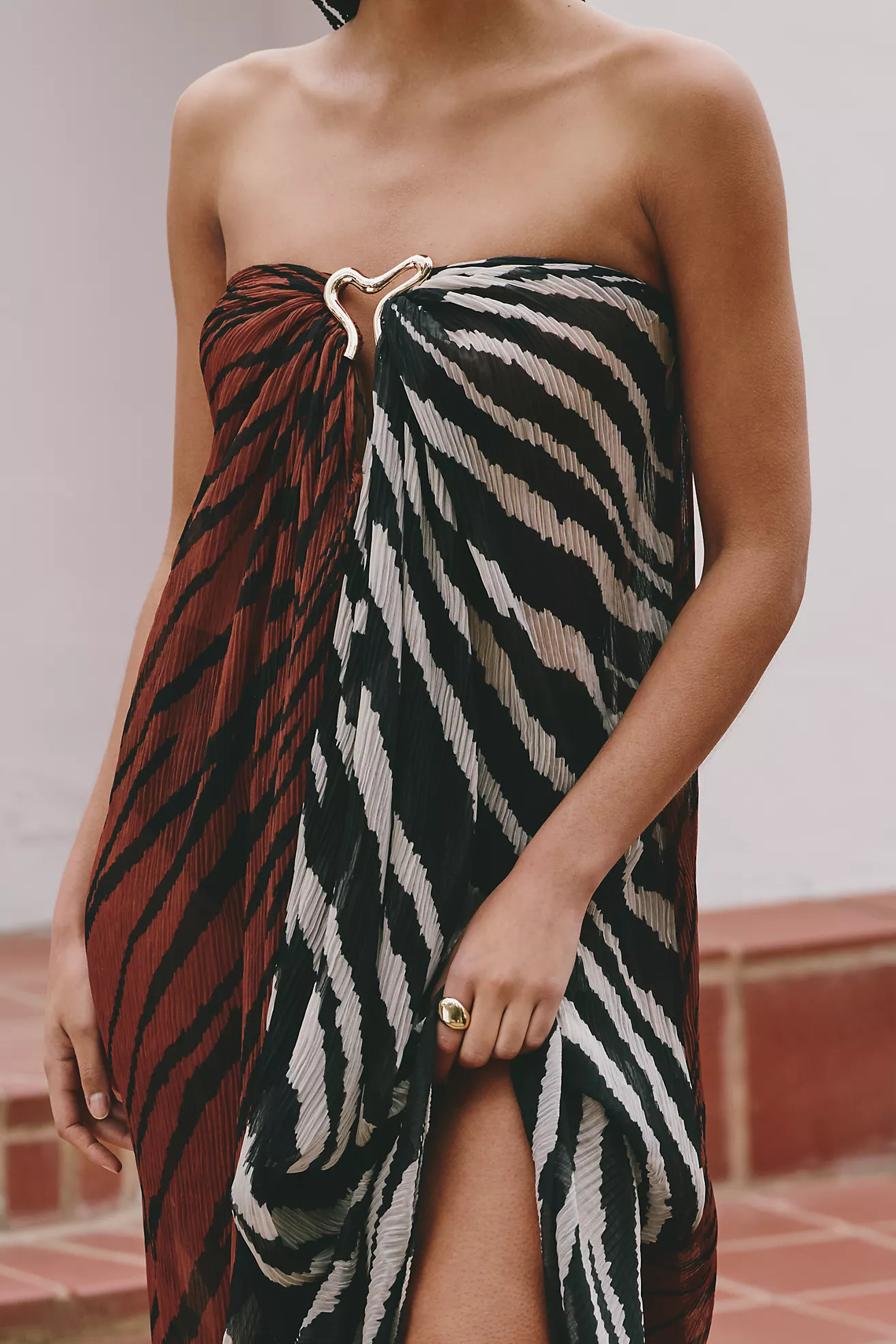 Villa Fresca Gaia Strapless Dress | Anthropologie (US)