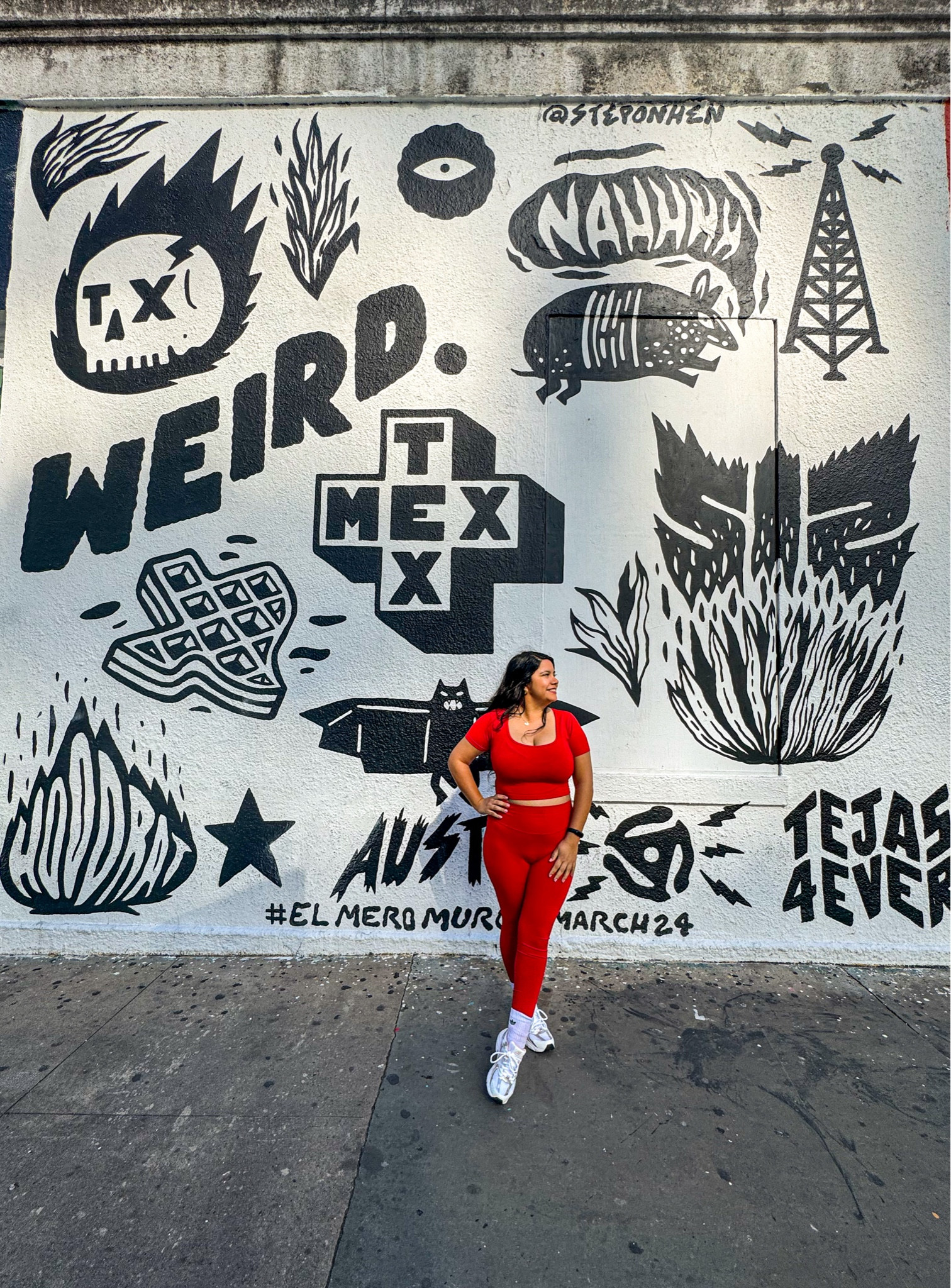 The perfect outfit for exploring Austin! 

Red Leggings Size Medium 
Red Top Size Medium 
Brand: Fabletics 
Tennis Shoes: New Balance 




#LTKActive #LTKSpring #LTKFitness