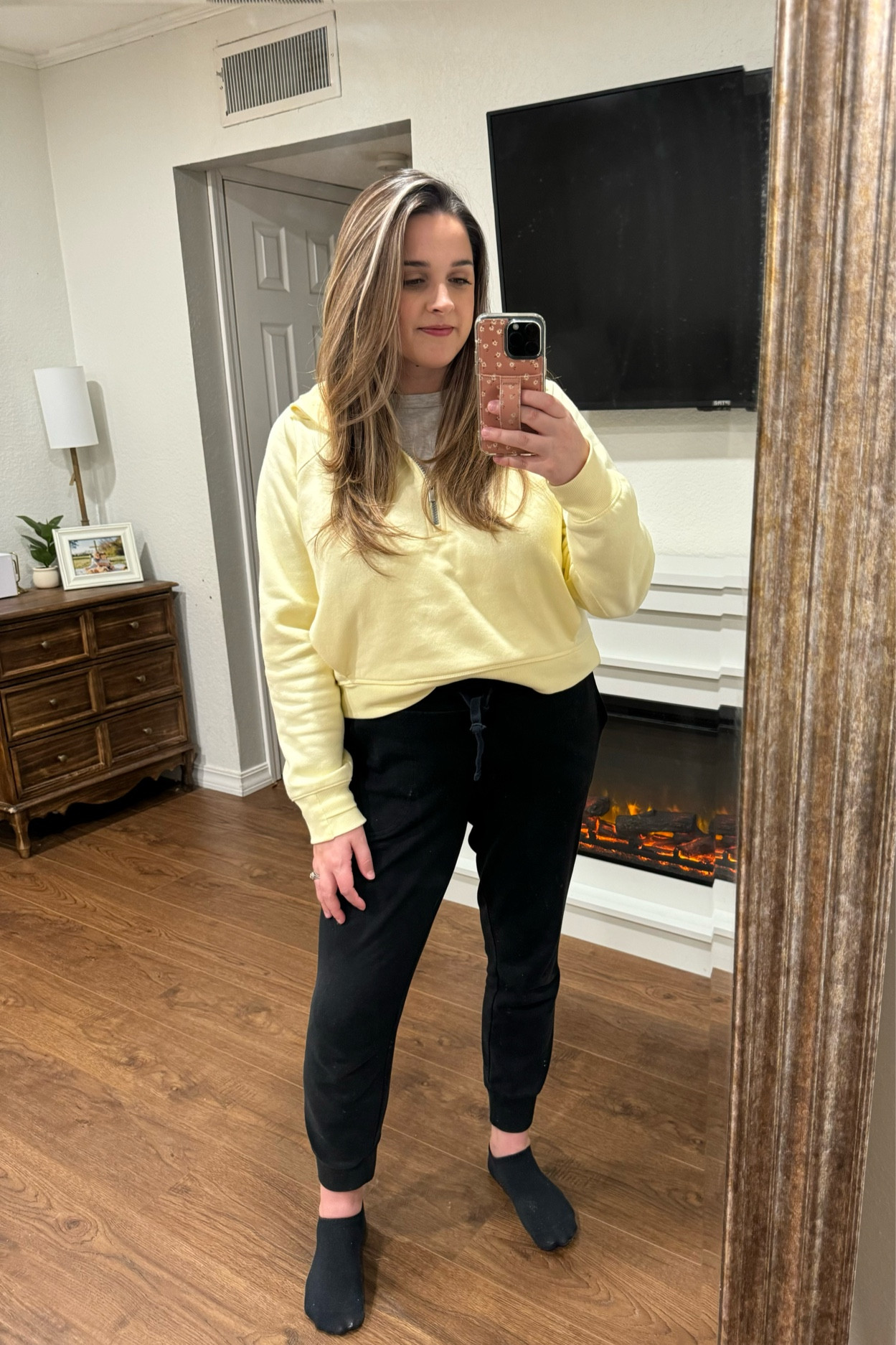 The cutest sweatshirt- love all the spring colors! 