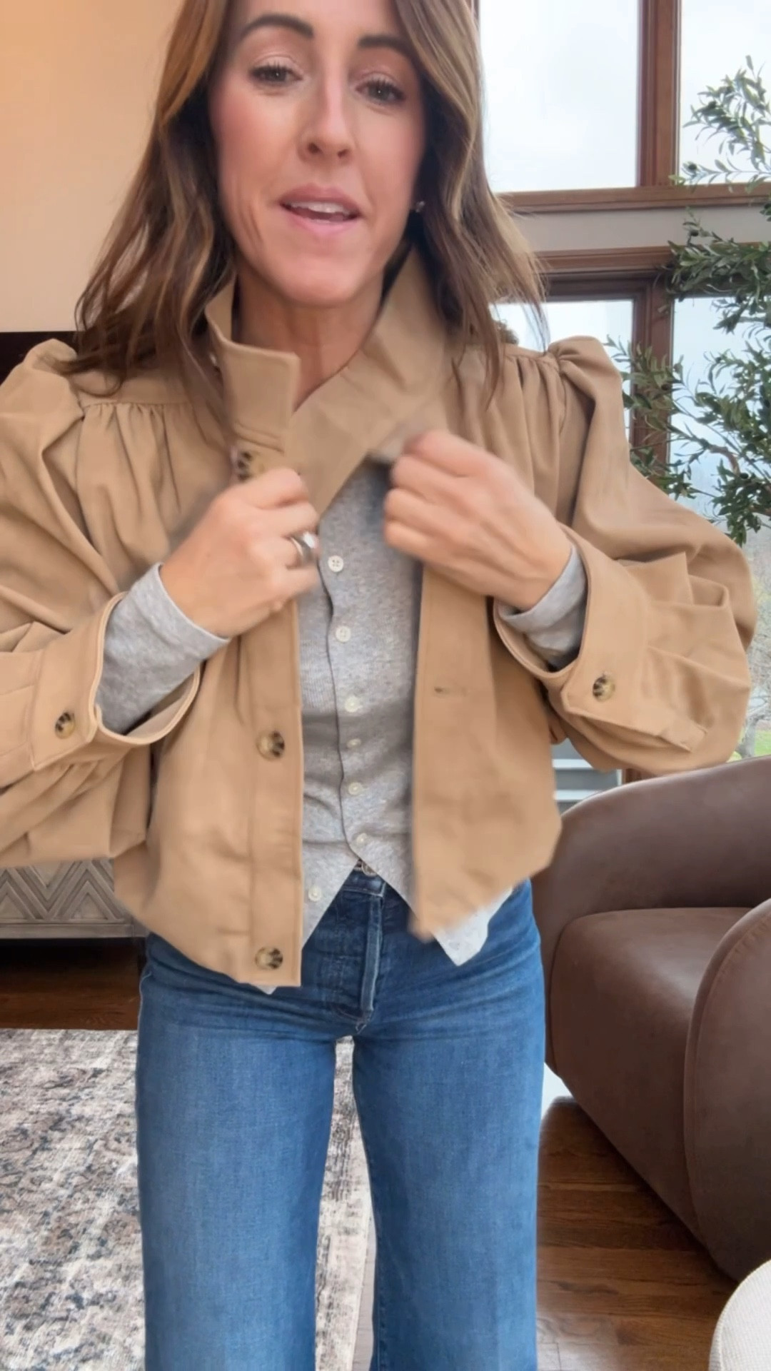 A fun, girly jacket. Wear now and into Spring. 
XS. Faux leather  

#LTKootd #LTKOver40 #LTKSeasonal