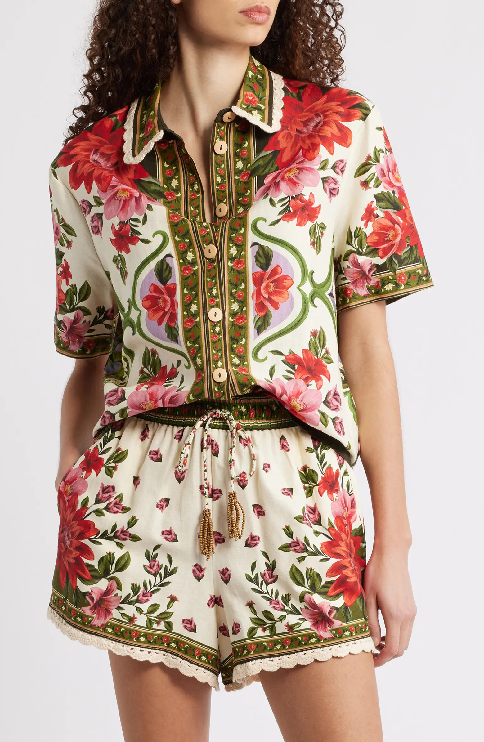 Wonder Rio Sand Button-Up Shirt | Nordstrom