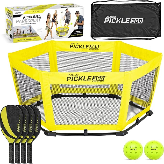 GoSports Pickle 360 Paddle Ball Game Set - Choose Original or Hardcourt - Pickleball Without a Co... | Amazon (US)