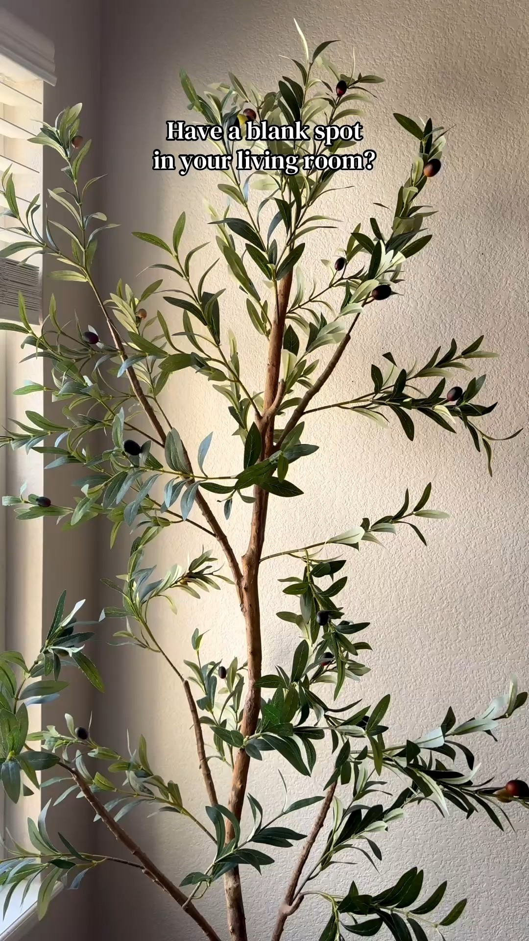 I wanted the look of a real olive tree without worrying about watering it or keeping another plant alive. This one looks incredibly realistic and instantly made my space feel cozy and styled. 

#LTKdayinmylife #LTKHome #LTKSaleAlert