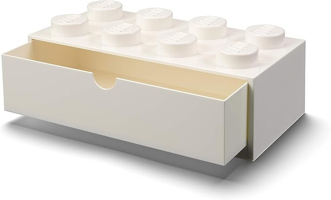 Room Copenhagen Lego Storage Brick 8 Desk Drawer, 8-Stud Stackable Tabletop Storage Box, 12.4 x 6... | Amazon (US)