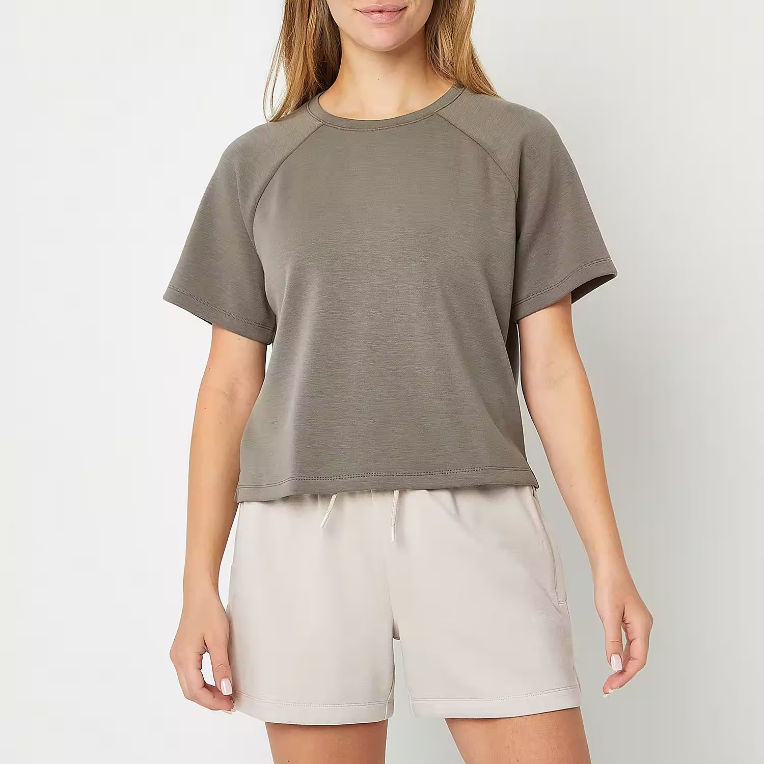 Stylus Womens Crew Neck Short Sleeve T-Shirt | JCPenney