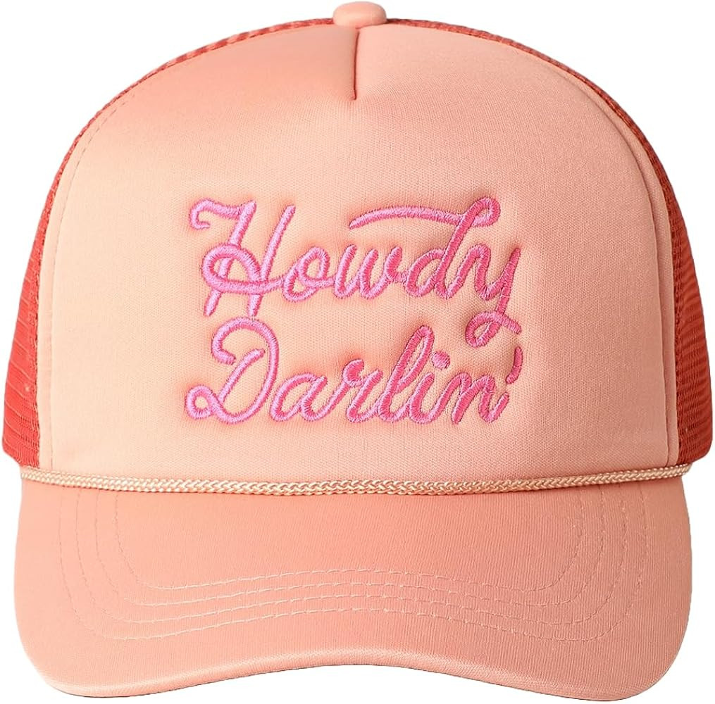 Retro Foam Mesh Trucker hat Trendy Design Summer Baseball Cap for Womens | Amazon (US)
