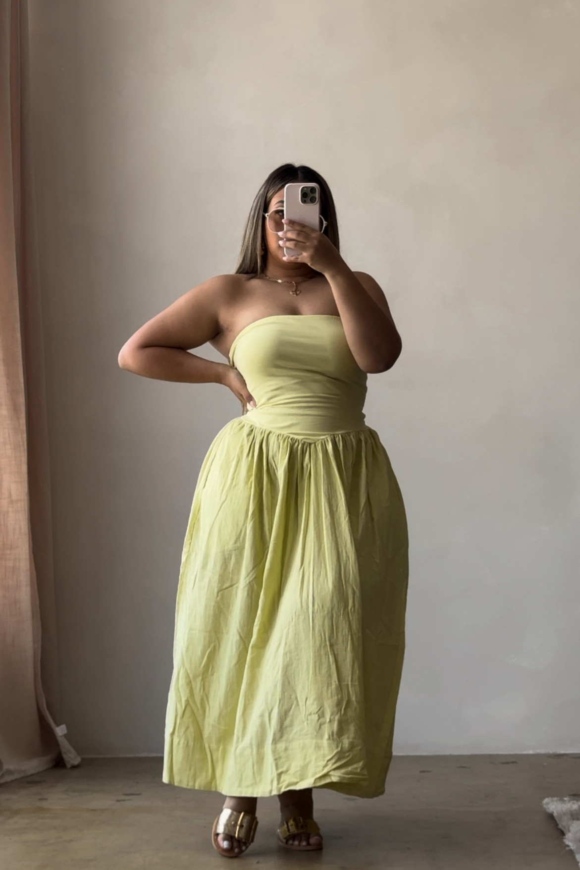 Wearing a size large in the dress! 🍋 

#LTKstyletip #LTKSeasonal #LTKmidsize