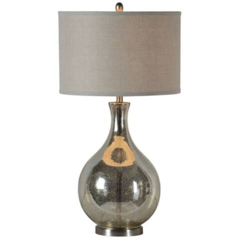 Candace Mercury Glass Table Lamp | LampsPlus.com