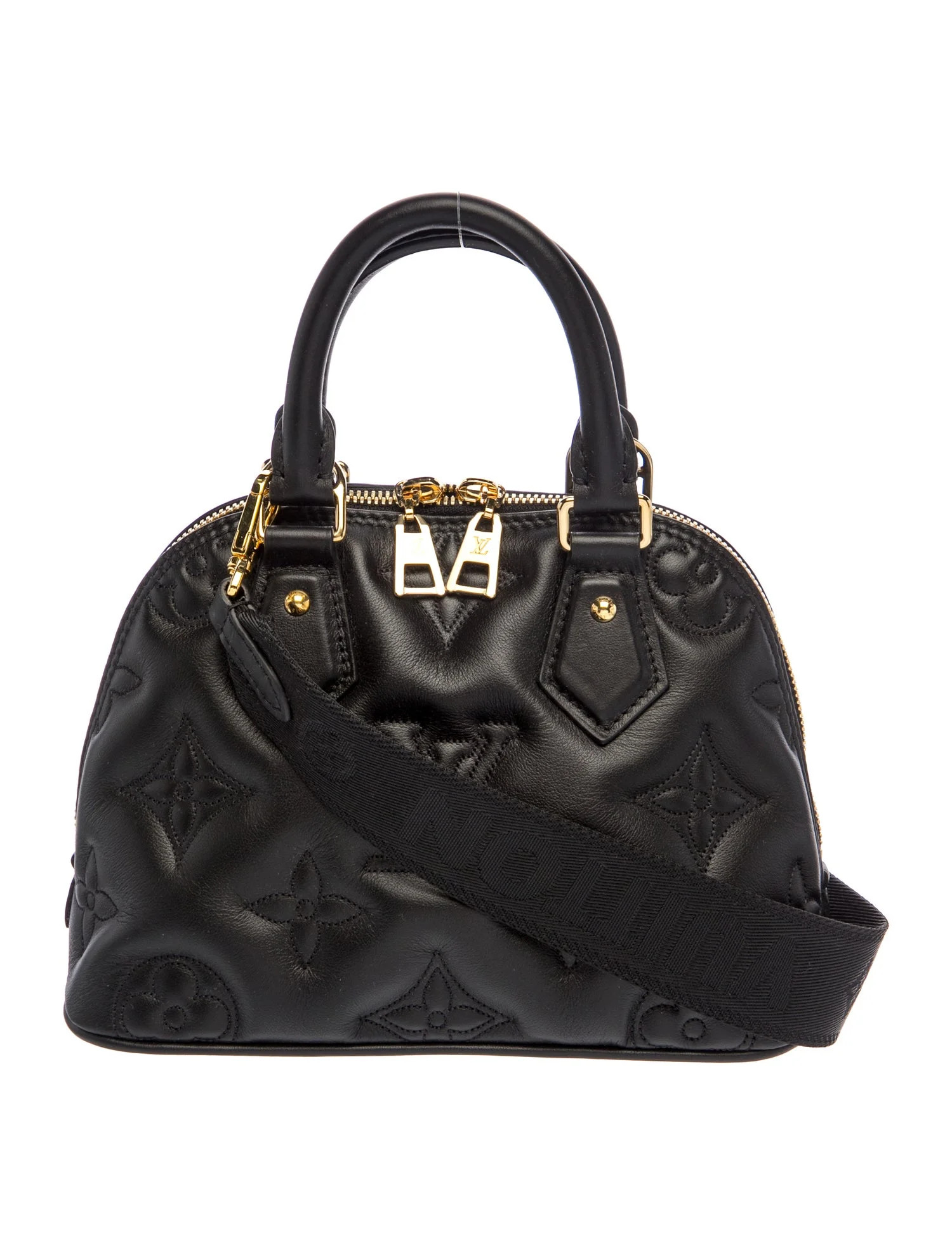 Louis Vuitton LV Monogram Bubblegram Alma BB - Black Handle Bags, Handbags - LOU1250581 | The Rea... | The RealReal