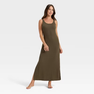 Women's Ribbed Tank Dress - Auden™ | Target