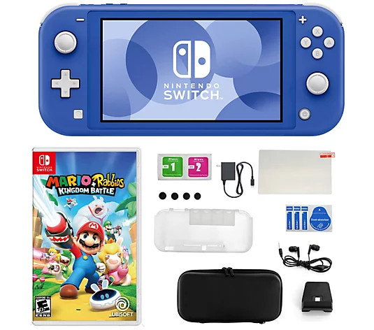 Nintendo Switch Lite with Mario+RabbidsBundle | QVC
