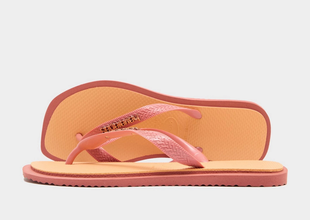 Pink Havaianas Square Fusion Flip Flops Women's | JD Sports UK | JD Sports (UK)