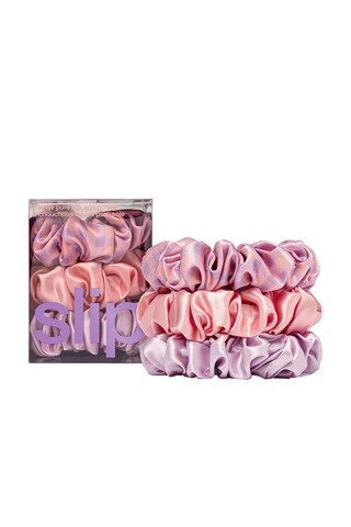 slip Large Skinny Scrunchies Set Of 3 in Belleflower from Revolve.com | Revolve Clothing (Global)