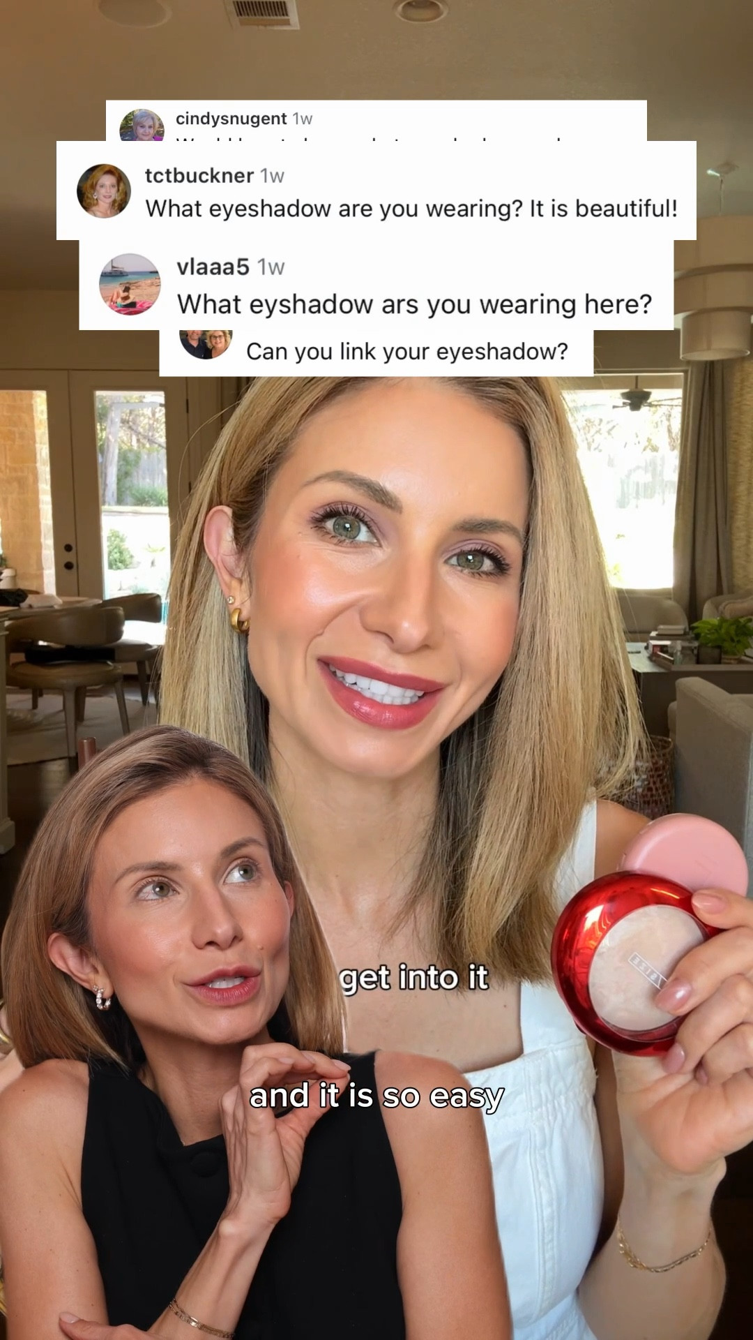 My most requested eye look ✨

Products & Shades 
Makeup by Mario cream shadow - Mauve
Fenty Beauty, eyeliner- Puppy Eyez
BK Beauty Nikki La Rose N12
BK Beauty Nikki La Rose N23

#LTKBeauty #LTKOver40