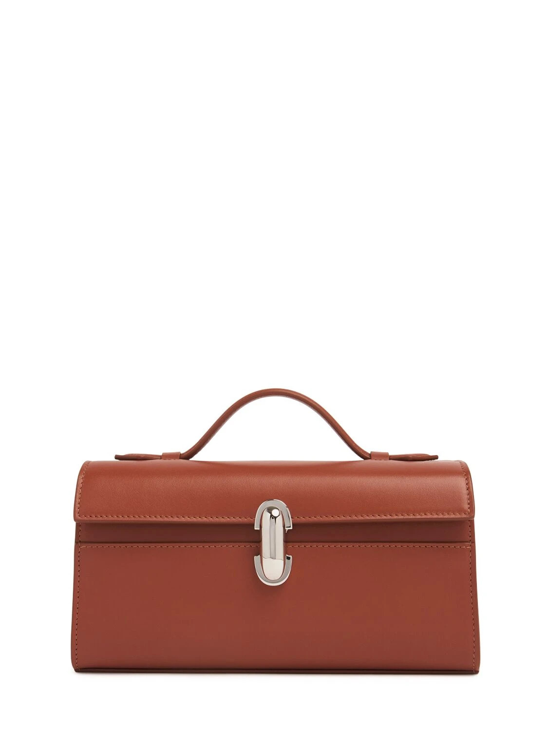 Symmetry 스무드 가죽 파우치 | Luisaviaroma