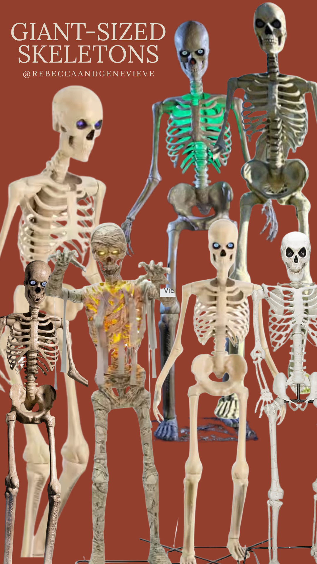 Giant-sized skeletons? Why not? 🕸️💀 

 #LTKSeasonal #LTKHome