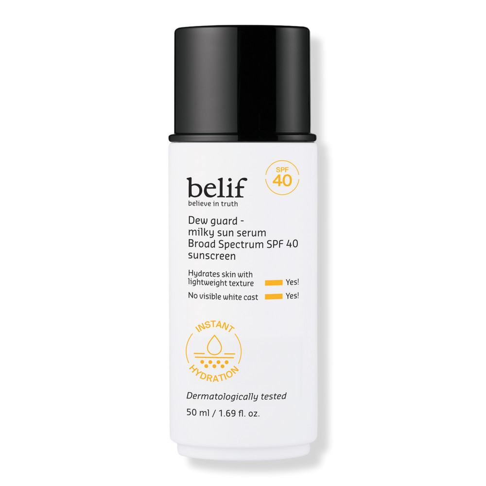 belif Dew Guard Milky Sun Serum Hydrating Sunscreen SPF 40 | Ulta