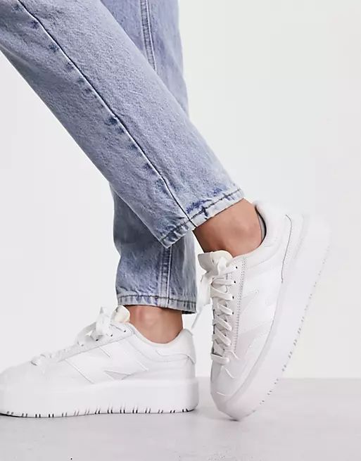 New Balance CT302 sneakers in triple white | ASOS (Global)