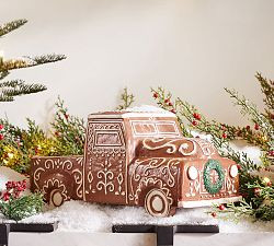 Handcrafted Ceramic Gingerbread Truck | Pottery Barn (US)