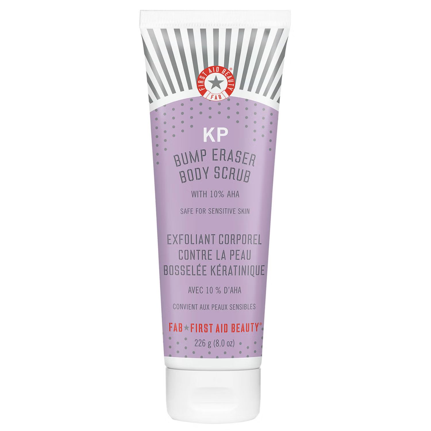 First Aid Beauty KP Bump Eraser Body Scrub with 10 AHA (8 oz.) | Dermstore (US)