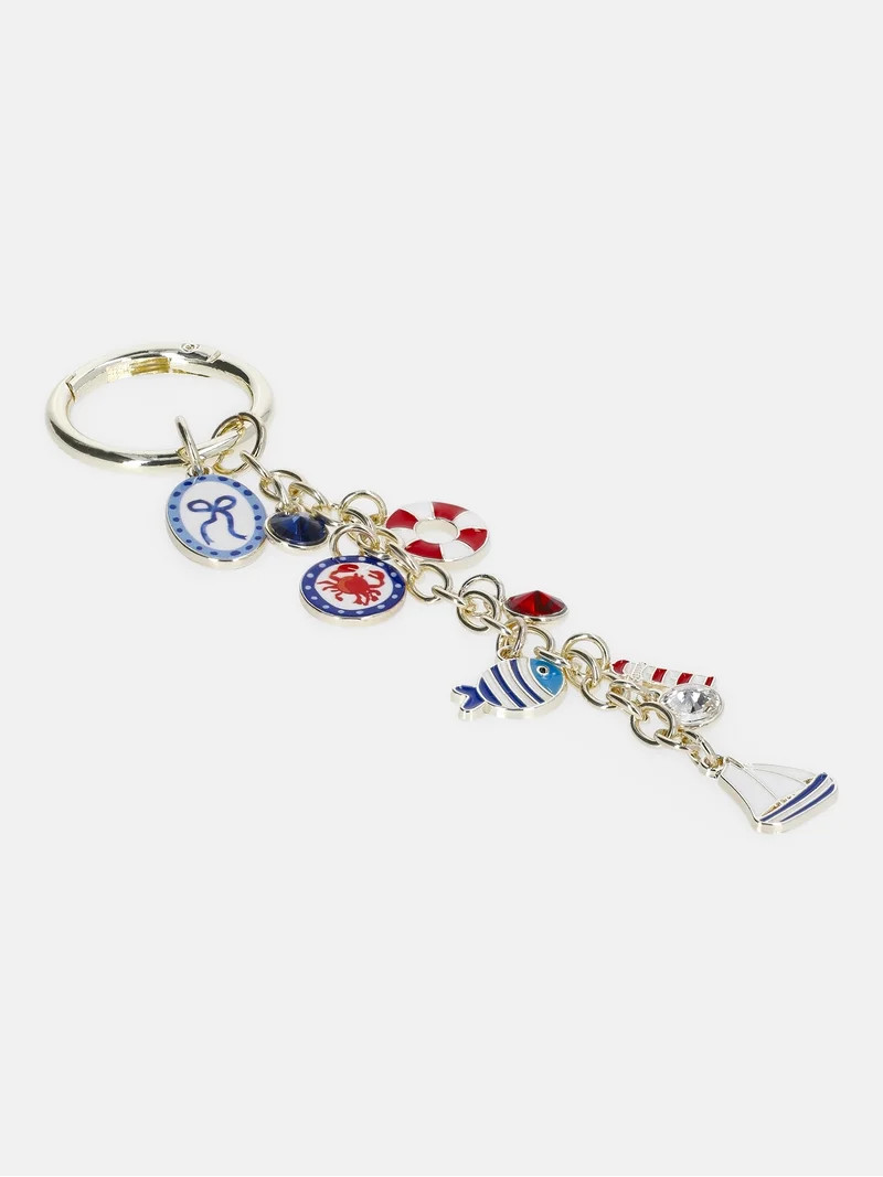 No Boundaries Women's Americana Bag Charm, Nautical | Walmart (US)
